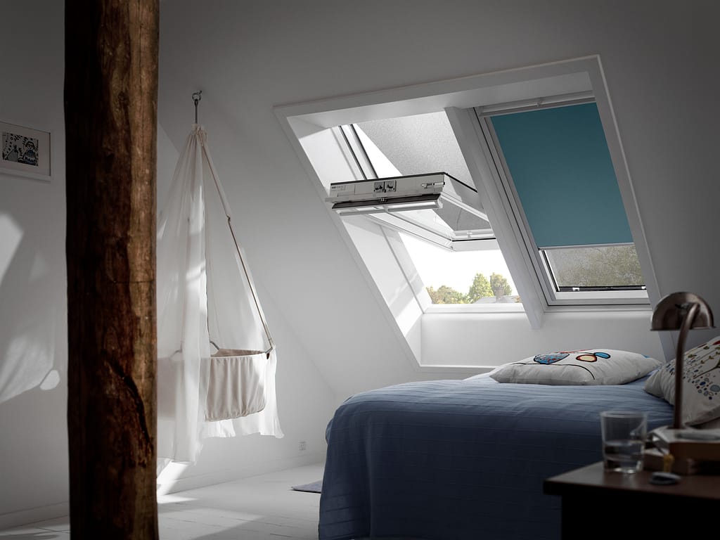 Velux window in bedroom