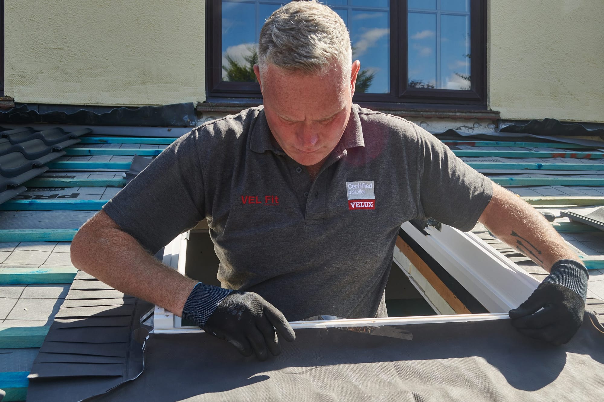 Low Pitch Roof Window fitting